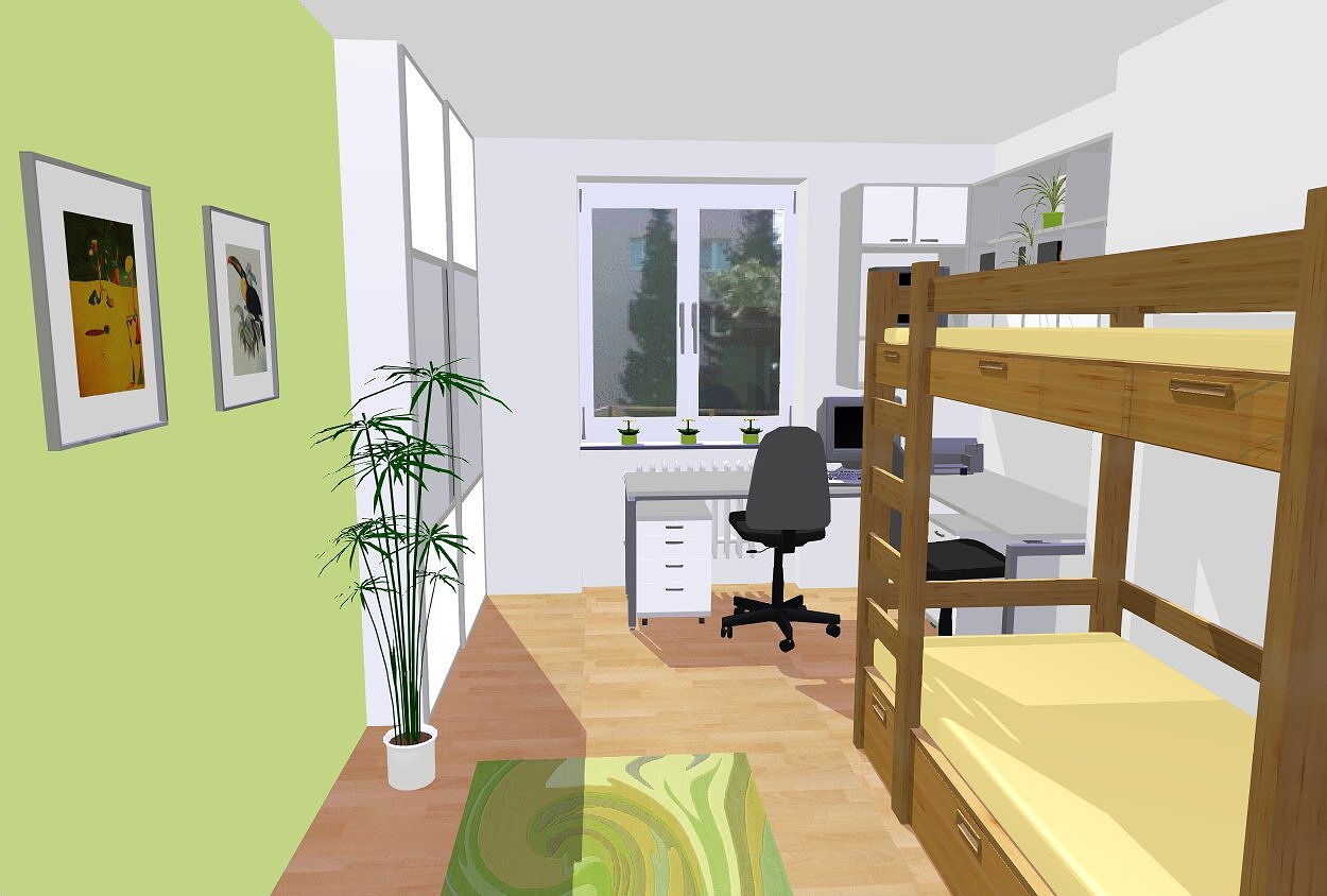 ATELIÉR iN - Dětský pokoj - 1b | Nursery (Baby) room - 1b