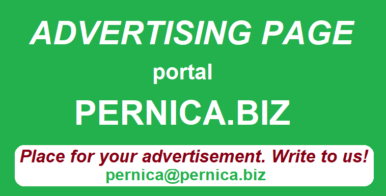 Advertising page of the PERNICA.BIZ portal - Are you interested in placing an advertisement on our portal? Let us know by e-mail... pernica@pernica.biz